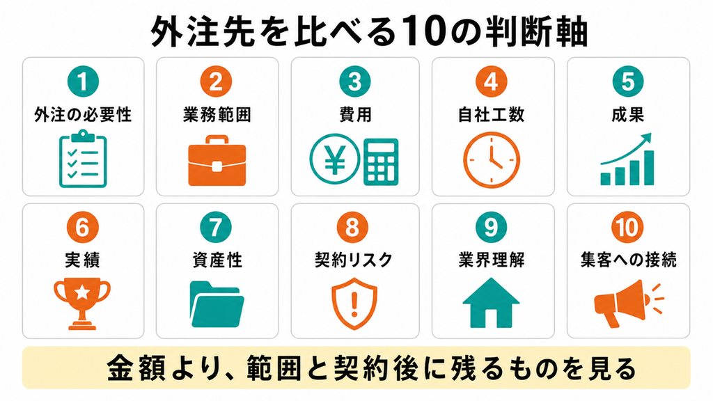 AI対策の外注先を比較する10の判断軸